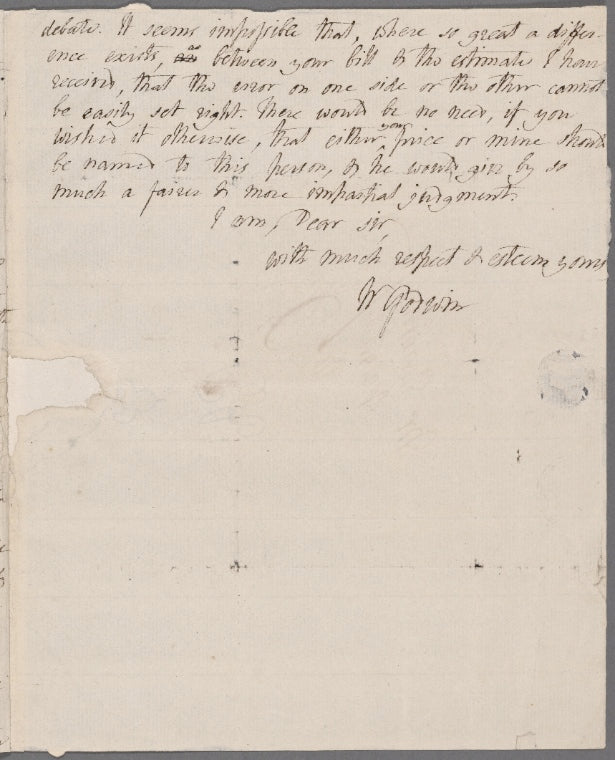 Autograph letter signed to Samuel Hamilton, 16 February 1816