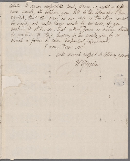 Autograph letter signed to Samuel Hamilton, 16 February 1816