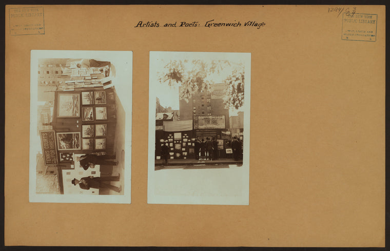 Artists and poets - Greenwich Village.