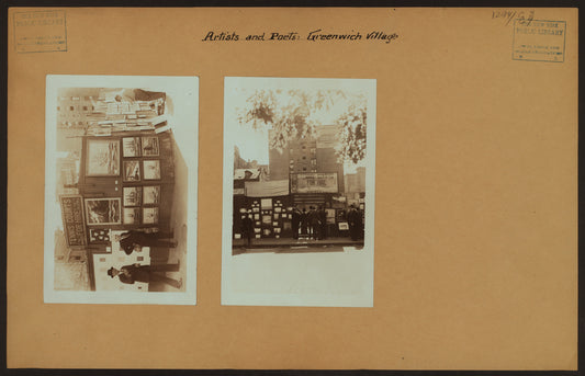 Artists and poets - Greenwich Village.