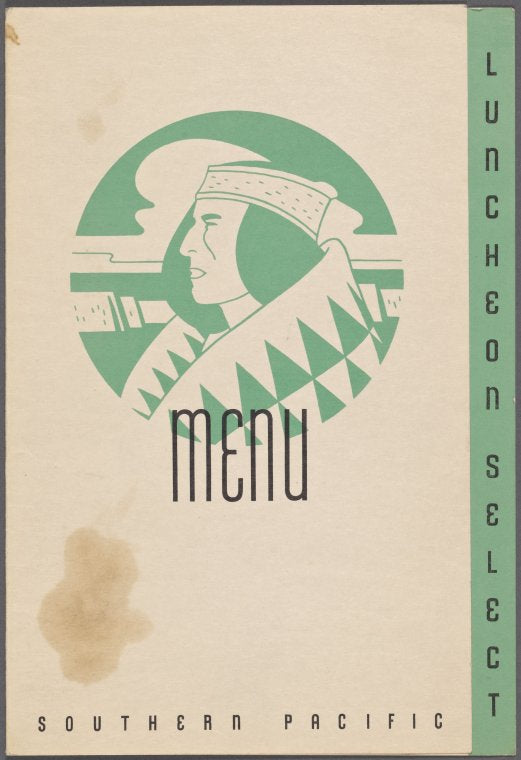 Lunch menu, Southern Pacific
