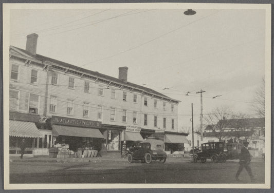 Grand Central Hotel. Former Hewlett's Hotel. Near NE corner of Front and Main Streets. Built 1840. Hempstead, Hempstead
