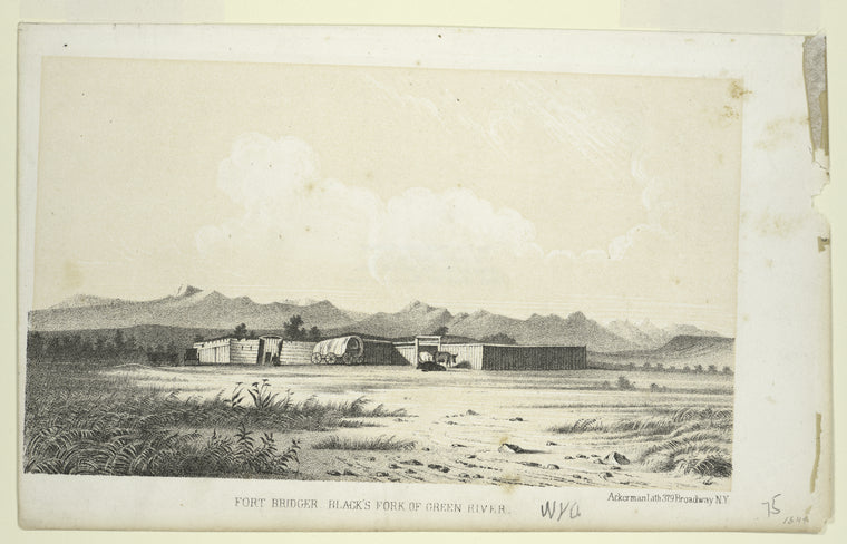 Fort Bridger, Black's Fork of Green River.