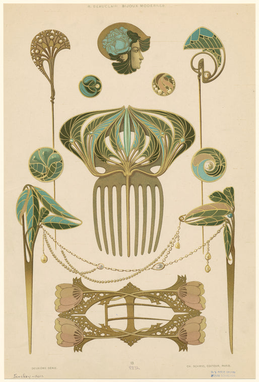 Jewelry, Paris, France, 1901s