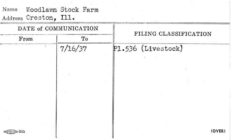 Woodlawn Stock Farm