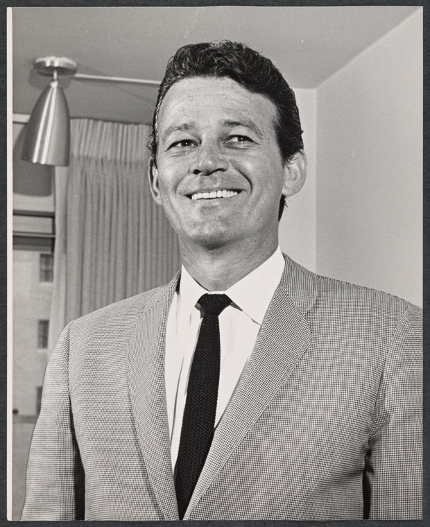 Murray Hamilton in rehearsal for the stage production Absence of a Cello