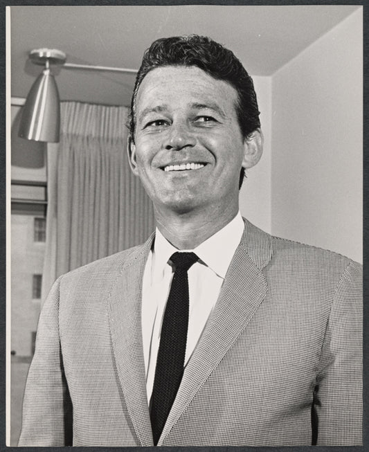 Murray Hamilton in rehearsal for the stage production Absence of a Cello