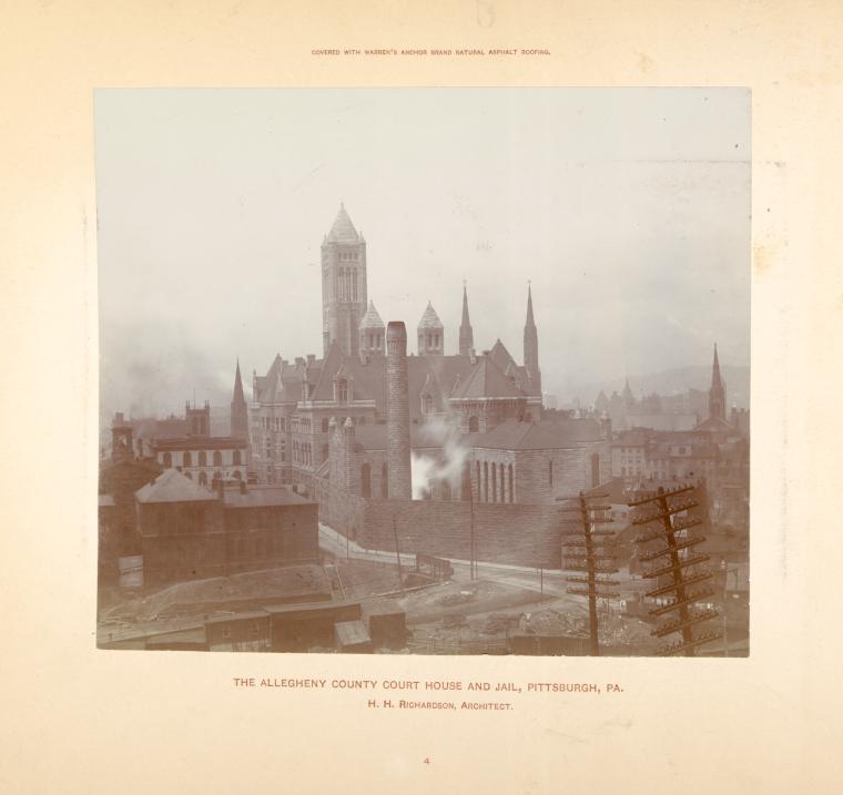The Allegheny County Court House and Jail, Pittsburgh, PA.