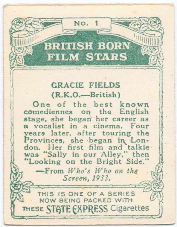 Gracie Fields.