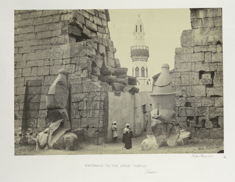 Entrance to the Great Temple, Luxor