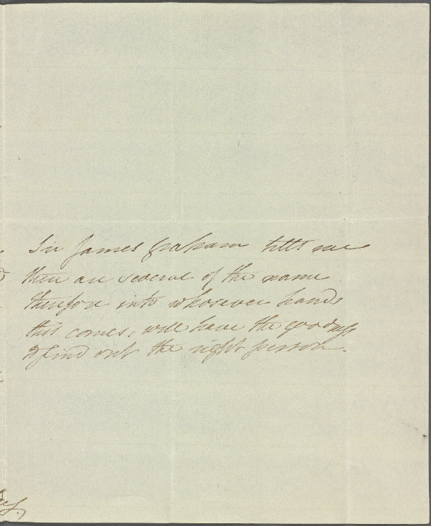 Autograph letter signed to John Hogg, 5 April 1811