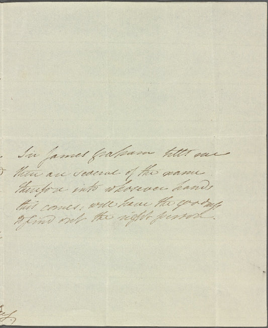 Autograph letter signed to John Hogg, 5 April 1811