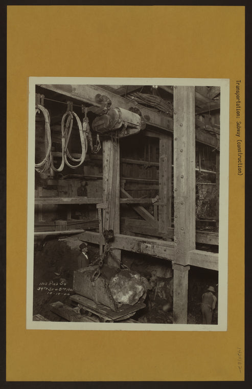Transportation - Subway construction.