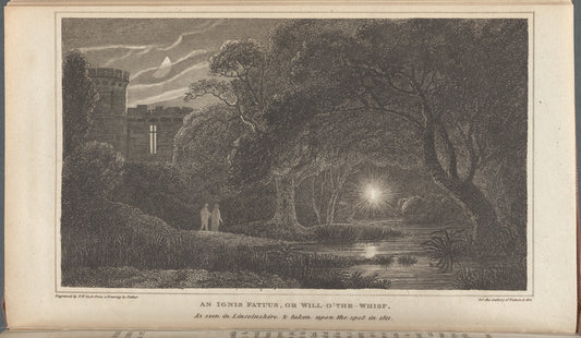 An Ignis Fatuus, or Will-o'-the-Whisp: as seen in Lincolnshire and taken upon the spot in 1811