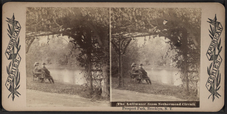 The Lullwater from Nethermead Circuit, Prospect Park, Brooklyn, N.Y.