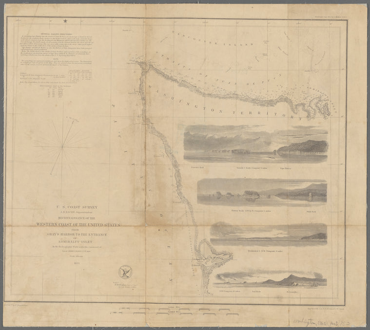 Reconnaissance of the western coast of the United States, from Gray's Harbor to the entrance of Admiralty Inlet