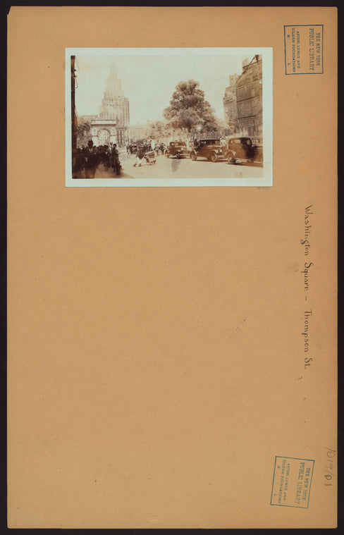 Manhattan: Washington Square - Thompson Street