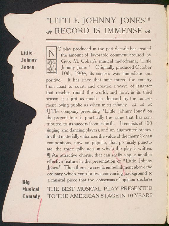 Little Johnny Jones pamphlet