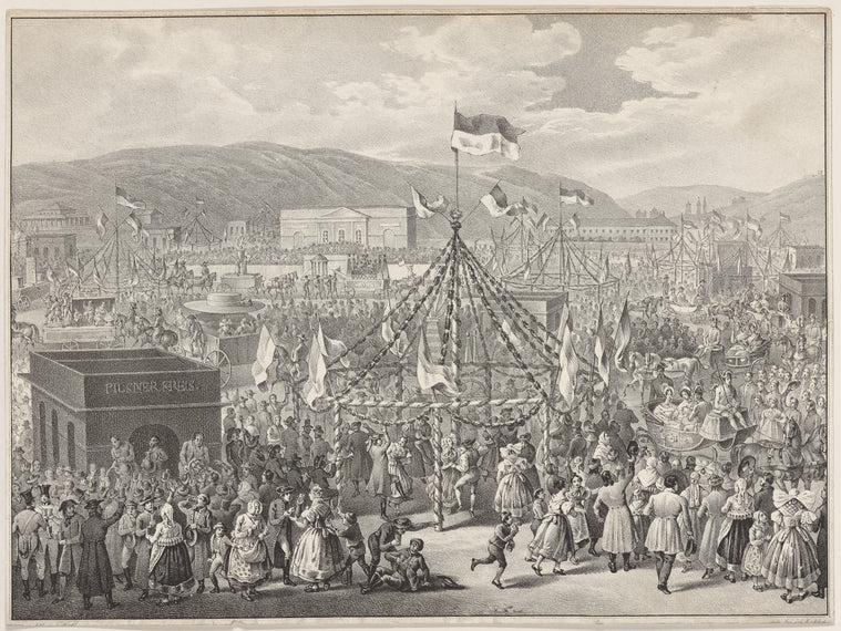 Bavarian maypole dance