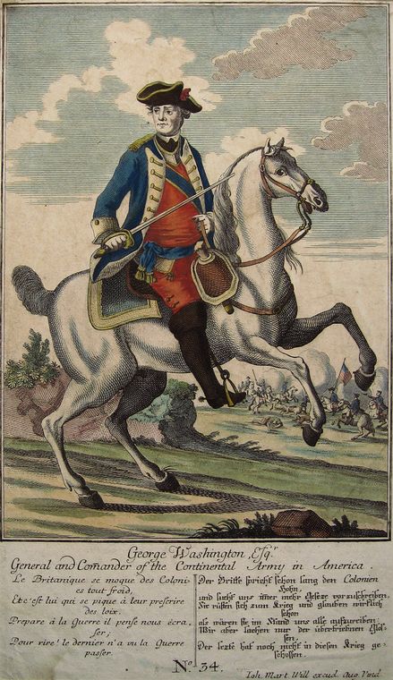 George Washington, Esqr. General and Commander in Chief of the Continental Army in America