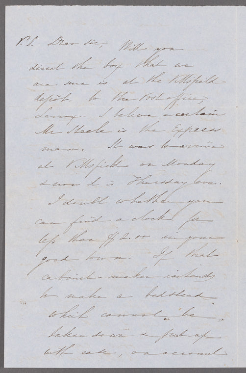 Letter from Nathaniel Hawthorne and Sophia Peabody Hawthorne to Herman Melville