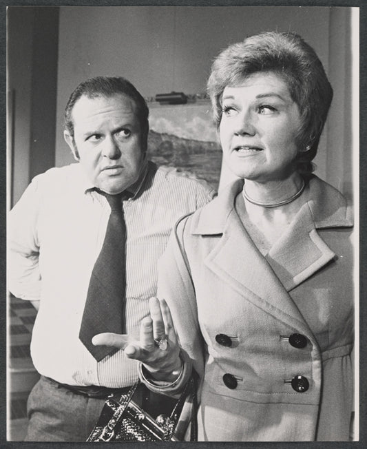 Jack Weston and Marge Redmond from the touring stage production Last of the Red Hot Lovers