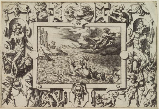 Phryxus rides the ram to safety.