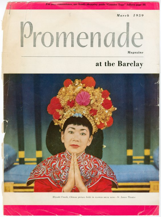 Myoshi Umeki, Chinese picture bride in Flower drum song--St. James Theatre