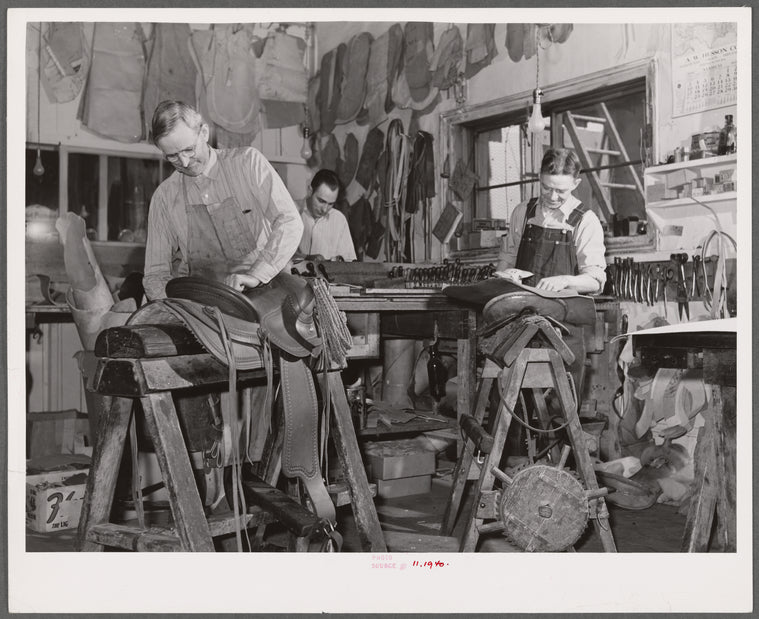 Saddle makers. Capriola Saddlery, Elko, Nevada