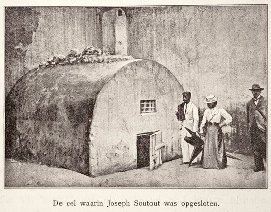 De cel waarin Joseph Soutout was opgesloten.
