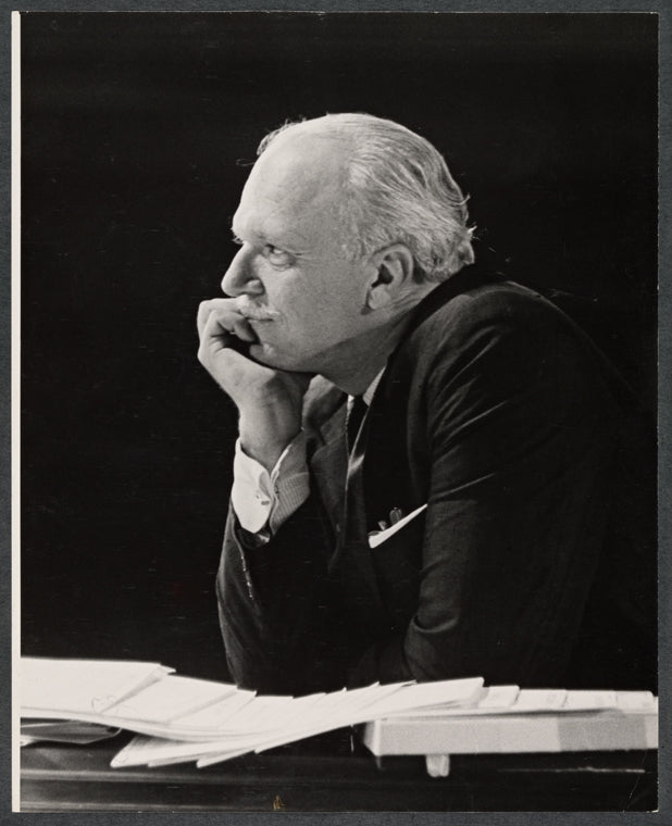 Joshua Logan in rehearsal for the stage production Mr. President