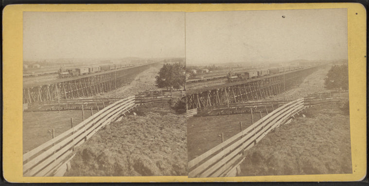 Railroad tresle work, between 100th & 116th Streets on 4th Avenue, New York.