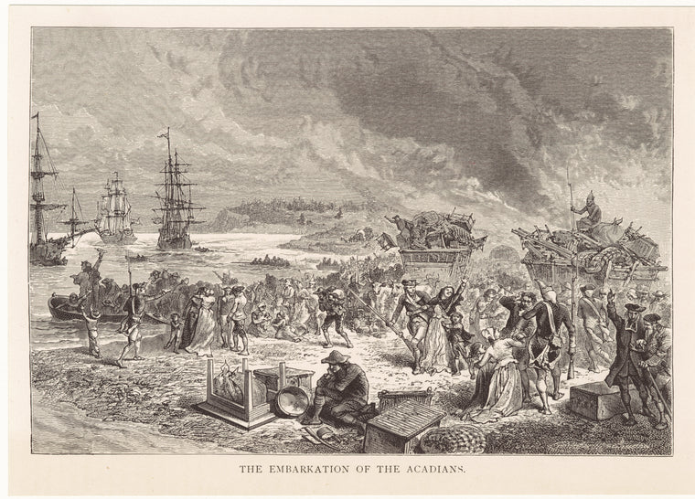 The embarkation of the Acadians