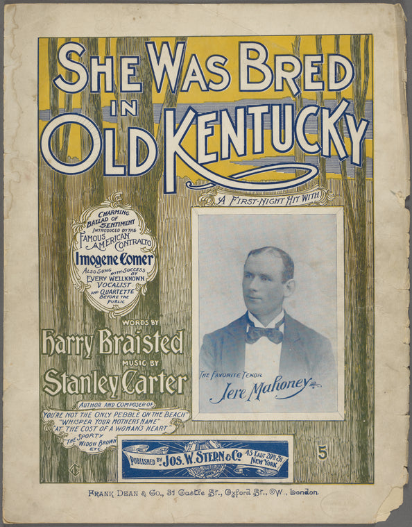 She was bred in old Kentucky