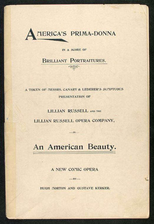 America's prima-donna in a score of brilliant portraitures