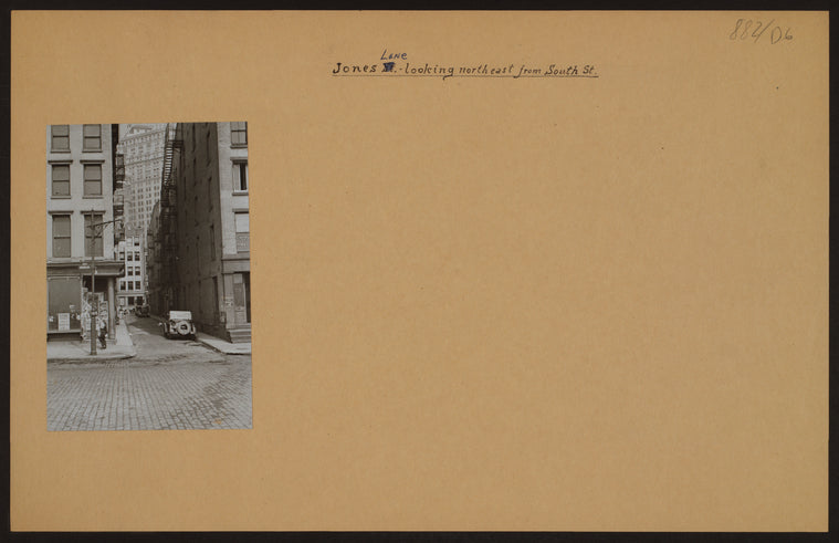 Manhattan: Jones Lane - South Street