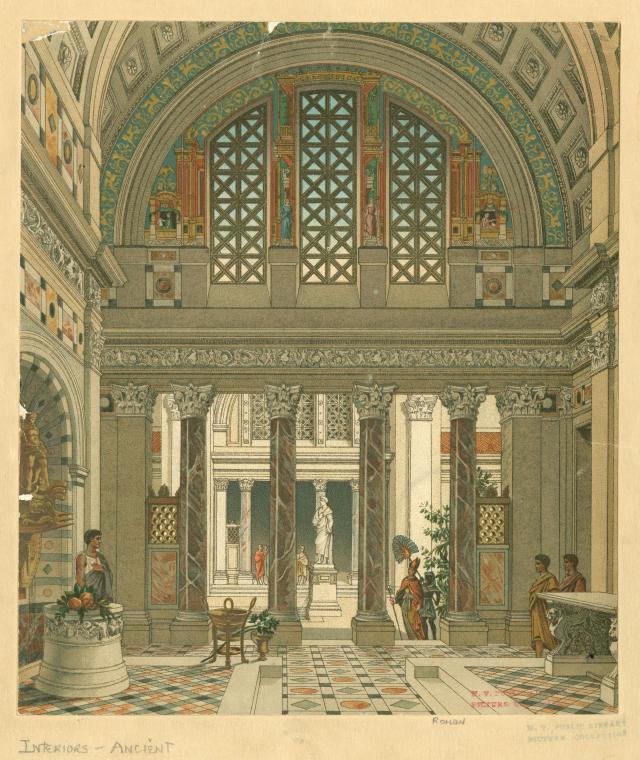 Interior of a Roman house