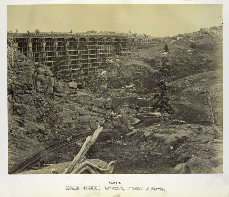 Dale Creek Bridge, from above.