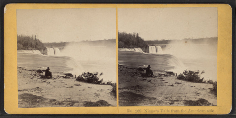 Niagara Falls from the American side.
