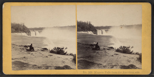 Niagara Falls from the American side.
