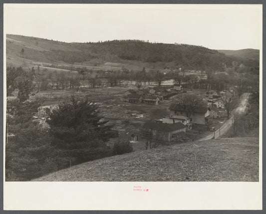 Ghost town once supported by tannery near Canton, Pennsylvania.