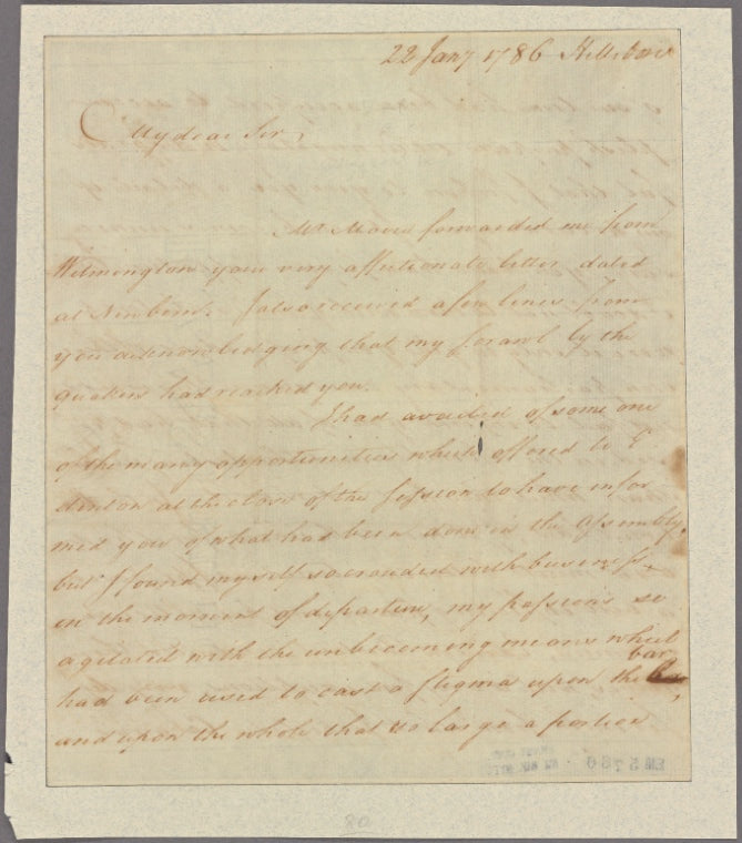 Letter to --