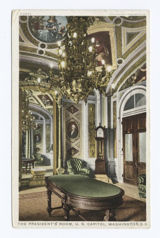 The President's Room, U. S. Capitol, Washington, D. C.
