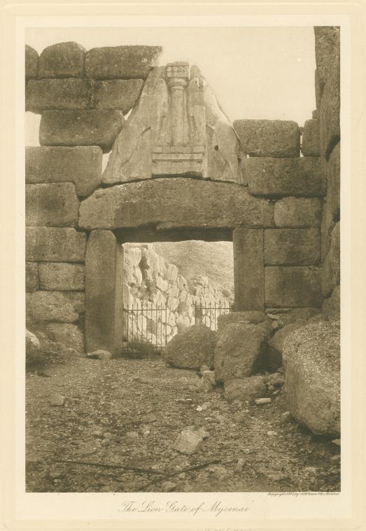 The lion gate of Mycenae