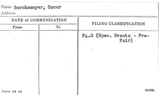 Berckemeyer, Oscar