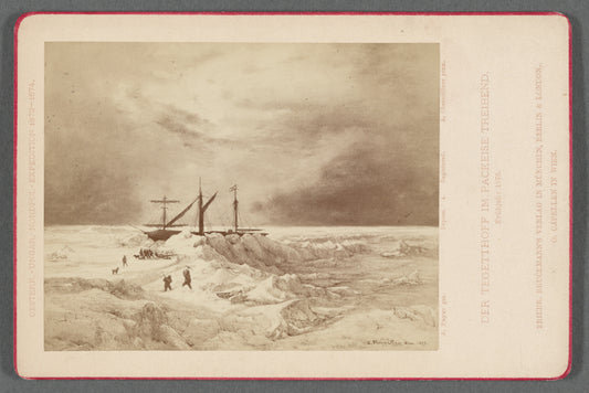 Der Tegetthoff im Packeise treibend, Frühjahr 1873