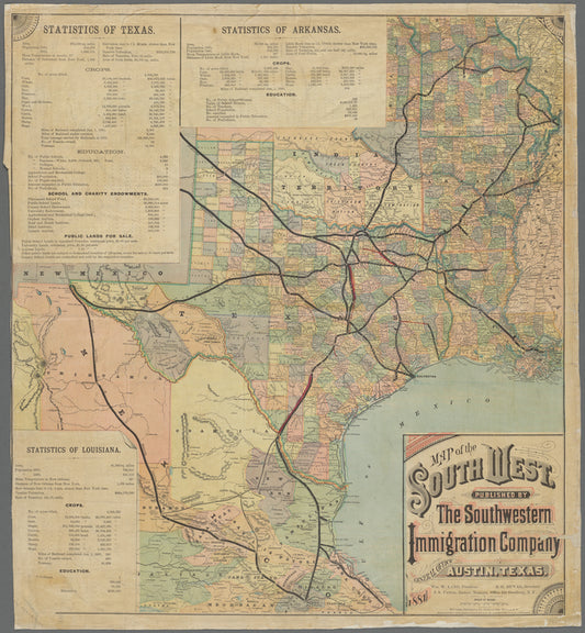 Map of the South West