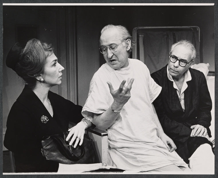 Barbara Hayes, Lou Gilbert and Rudy Bond in the stage production Big Man