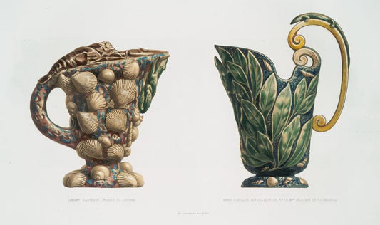 Hanap rustique, Musée du Louvre ; Hanap rustique, collection de Mr. le bon. Salomon de Rothschild.