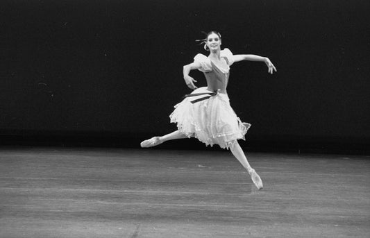New York City Ballet production of "Bournonville Divertissements" with Suzanne Farrell, choreography by August Bournonville, staged by Stanley Williams (New York)